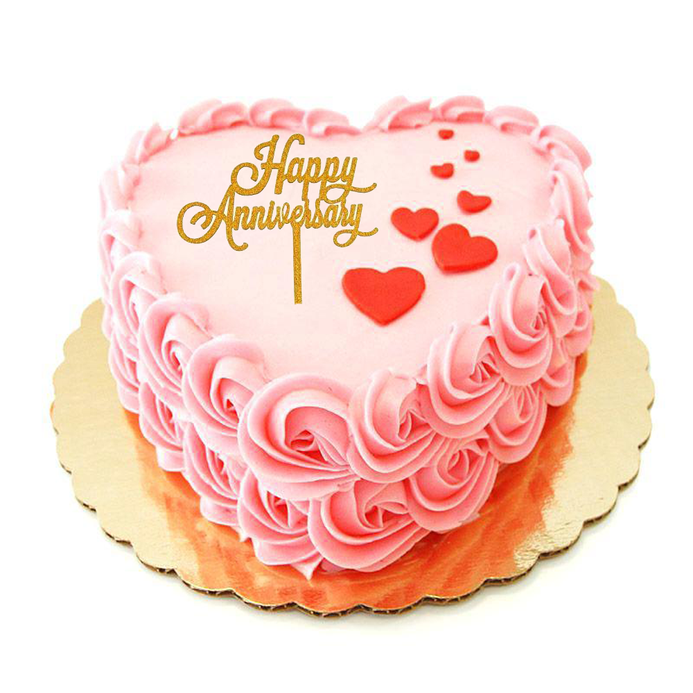 strawberry anniversary cake Zero Hour Bakery ₹450.00